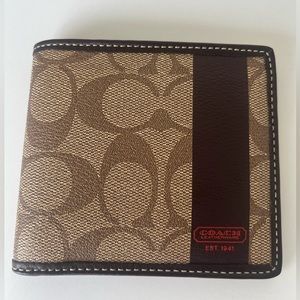 Coach Leatherwear - Mens Billfold Wallet - Tan